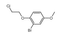 2-bromo-1-(2-chloroethoxy)-4-methoxybenzene Structure