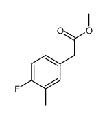 methyl 2-(4-fluoro-3-methylphenyl)acetate structure