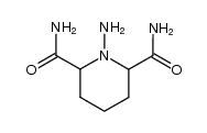 1-amino-piperidine-2,6-dicarboxylic acid diamide结构式