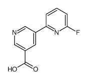 5-(6-fluoropyridin-2-yl)pyridine-3-carboxylic acid结构式