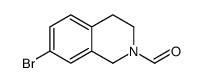 7-bromo-3,4-dihydro-1H-isoquinoline-2-carbaldehyde Structure