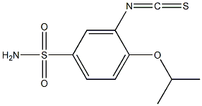 4-isopropoxy-3-isothiocyanatobenzenesulfonamide Structure