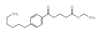 ETHYL 5-(4-HEXYLPHENYL)-5-OXOVALERATE Structure