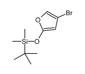 (4-bromofuran-2-yl)oxy-tert-butyl-dimethylsilane结构式