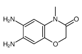 6,7-diamino-4-methyl-1,4-benzoxazin-3-one Structure