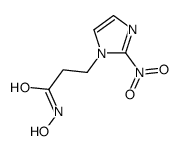 N-hydroxy-3-(2-nitroimidazol-1-yl)propanamide结构式