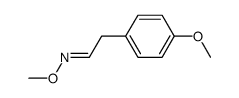 (E)-4-methoxyphenylacetaldehyde O-methyloxime结构式