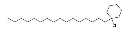 1-chloro-1-hexadecylcyclohexane Structure