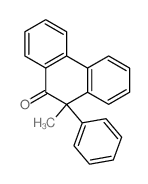 9(10H)-Phenanthrenone,10-methyl-10-phenyl-结构式