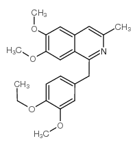 1-[(4-ethoxy-3-methoxyphenyl)methyl]-6,7-dimethoxy-3-methylisoquinoline Structure