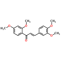 (2E)-1-(2,4-Dimethoxyphenyl)-3-(3,4-dimethoxyphenyl)-2-propen-1-one structure