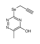6-methyl-3-prop-2-ynylselanyl-2H-1,2,4-triazin-5-one Structure