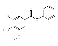 phenyl 4-hydroxy-3,5-dimethoxybenzoate Structure