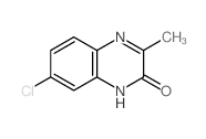 7-chloro-3-methyl-1H-quinoxalin-2-one结构式