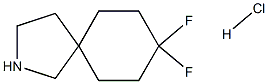 8,8-difluoro-2-azaspiro[4.5]decane hydrochloride structure