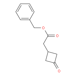 Benzyl 2-(3-oxocyclobutyl)acetate structure