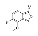 5-bromo-4-methoxybenzofurazanoxide结构式