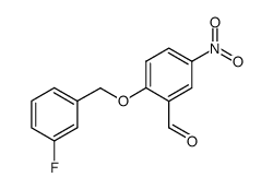 2-[(3-FLUOROBENZYL)OXY]-5-NITROBENZALDEHYDE图片