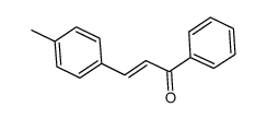 1-phenyl-3-p-tolyl-propenone Structure