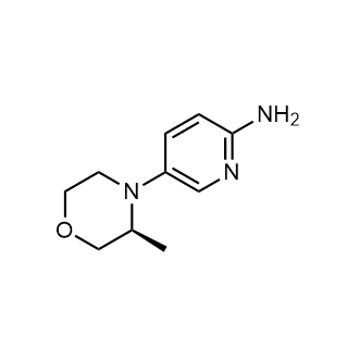 (S)-5-(3-甲基吗啉代)吡啶-2-胺结构式