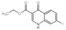 ethyl 7-fluoro-4-oxo-1H-quinoline-3-carboxylate Structure