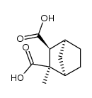 (+/-)-2exo-methyl-norbornane-2endo,3endo-dicarboxylic acid结构式