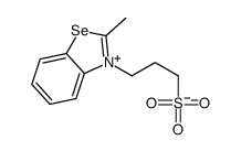 3-(3-Sulfonatopropyl)-2-methylbenzoselenazol-3-ium结构式