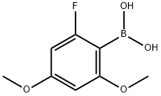 (2-Fluoro-4,6-dimethoxyphenyl)boronic acid structure