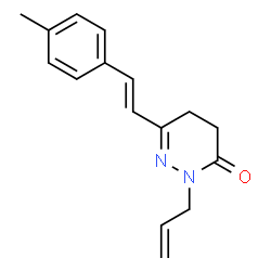 2-ALLYL-6-(4-METHYLSTYRYL)-4,5-DIHYDRO-3(2H)-PYRIDAZINONE picture