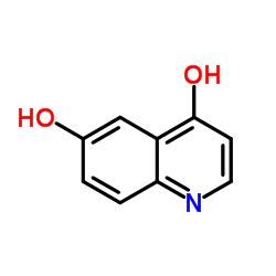 4,6-Quinolinediol Structure