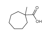 1-methyl-cycloheptanecarboxylic acid Structure