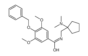 N-[[1-(dimethylamino)cyclopentyl]methyl]-3,5-dimethoxy-4-phenylmethoxybenzamide picture