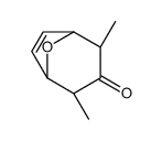 (1R,2S,4R,5S)-2,4-Dimethyl-8-oxabicyclo[3.2.1]oct-6-en-3-one结构式