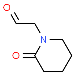 1-Piperidineacetaldehyde,2-oxo-(9CI) structure