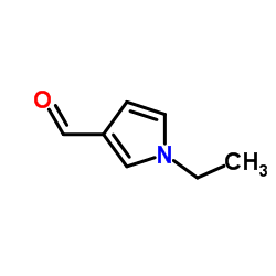 1-Ethyl-1H-pyrrole-3-carbaldehyde结构式