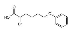 2-bromo-6-phenoxy-hexanoic acid Structure