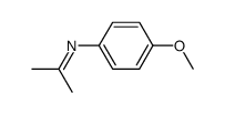 N-Isopropyliden-4-aminoanilin Structure