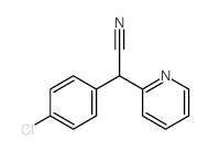 2-(4-Chlorophenyl)-2-(pyridin-2-yl)acetonitrile Structure