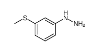 [3-(methylsulfanyl)phenyl]hydrazine结构式