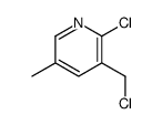 2-Chloro-3-chloromethyl-5-Methyl-pyridine结构式