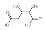 2,3-dimethylpent-2-enedioic acid结构式