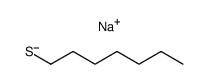 sodium n-heptylthiolate结构式