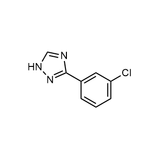 3-(3-氯苯基)-1H-1,2,4-三唑结构式