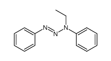 3-ethyl-1,3-diphenyltriazene结构式