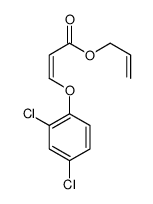 prop-2-enyl (E)-3-(2,4-dichlorophenoxy)prop-2-enoate结构式