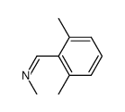 [1-(2,6-Dimethyl-phenyl)-meth-(Z)-ylidene]-methyl-amine结构式