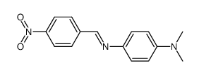 N,N-dimethyl-N'-<(4-nitrophenyl)methylene>-1,4-benzenediamine结构式