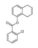 5,8-dihydro-1-naphthyl 2-chlorobenzoate结构式