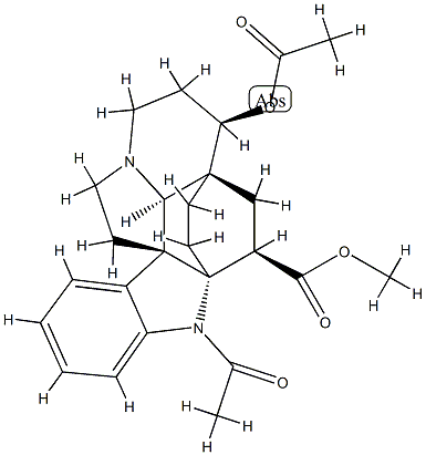 (2α,5α)-1-Acetyl-6β-(acetyloxy)aspidofractinine-3β-carboxylic acid methyl ester picture