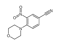 2-Morpholino-5-cyanonitrobenzen Structure